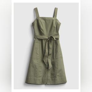 Linen apron dress